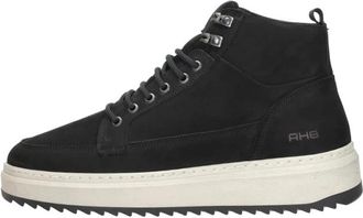 Rehab Rafa Nub - Heren - Sneakers - Zwart - 45 EU - Leer - Schoenen