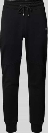 BALR. Sweatpants mit Label-Detail und elastischem Bund in Black, Größe XXL