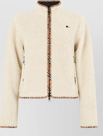 Burberry cropped wool cashmere jacket
