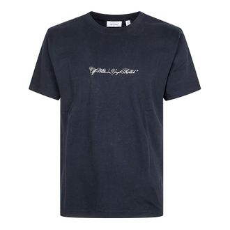 Off-white T-Shirts, male, Black, Size: XL Script Arrow Slim T-shirt