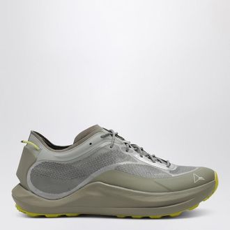 Roa Sneaker Sella in silver/neon yellow fabric