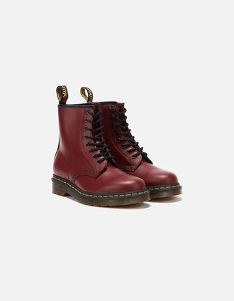 Dr. Martens Mens Dr. Martens 1460 Smooth Mens Cherry Red Leather Boots - Size: 9.5