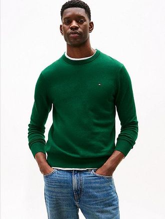 Tommy Hilfiger Crew Neck Jumper With Cashmere