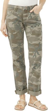 Silver Jeans Co Chelsea Camo Print Boyfriend Jeans at Nordstrom, Size 32