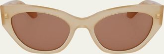 Ferragamo Classic Logo Acetate Cat-Eye Sunglasses