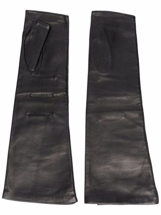 Manokhi Vingerloze handschoenen - Zwart