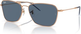 Ray-Ban Caravan Reverse Blue Square Unisex Sunglasses RBR0102S 92023A 58