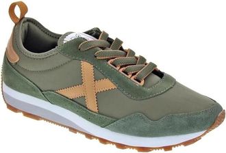 Munich Bruine Suiker Sneaker 70s Stijl - Heren - Sneakers - Groen - 41 EU - Schoenen
