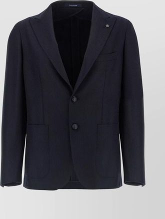 Tagliatore virgin wool micro squares blazer
