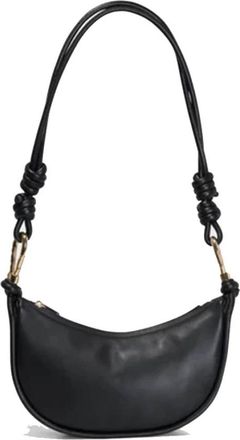 SIMKHAI Avery Leren Crossbody Tas - Dames - Schoudertassen - Zwart - ONE Size - Leer - Tassen