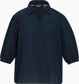 Regatta Womens Regatta Womens/Ladies Nofino Broderie Shirt - Skyway - Size: 14