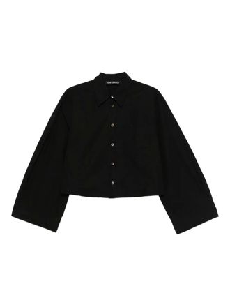 Our Legacy wide-sleeve cotton shirt - women - Cotton - 36 - Black