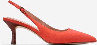 Cole Haan Womens Hansell Slingback Pumps - Orange Size 10.5