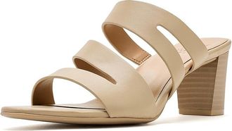 Naturalizer Beaming Womens Sandals Coastal Tan Smooth Faux Leather : 7.5 W (C), Synthetic