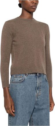 Pennyblack Pbkabetone Gebreide trui met ronde hals - Dames - Truien - Bruin - Maat: XL Kasjmier