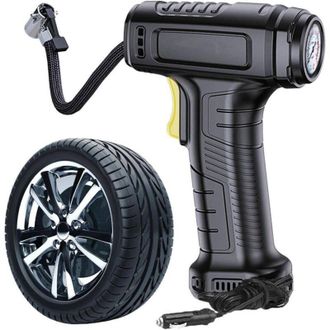 OEM Bomba De Aire Para Neum&aacute;ticos De Coche, Inflador De Neum&aacute;ticos De 12 V Cc Con Cable, Inflado R&aacute;pido Con Luz Y Detecci&oacute;n De Presi&oacute;n De Los Neum&aacute;ticos, 