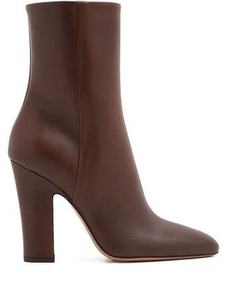 PARIS TEXAS 100mm Lavinia heel ankle boots - Brown