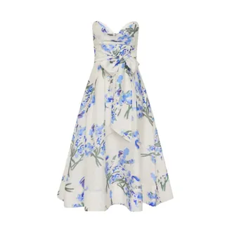 Rebecca Vallance Midi Dresses, female, Multicolor, Size: XS Bluebell Meadow Midi Dress