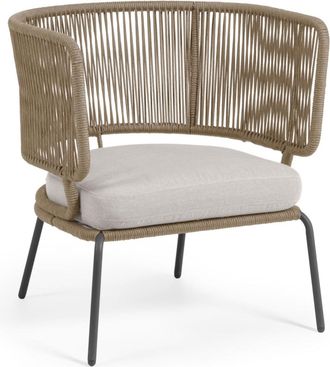 K Home In-/Outdoor Design-Loungesessel Nadino - Beige