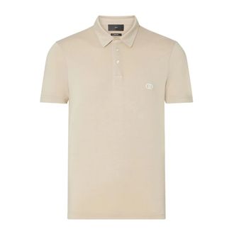 Liu Jo Polo Shirts, male, Beige, Size: 2XL Polo Lyocell