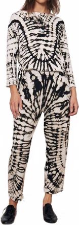 Raquel Allegra Toureg Top In Black & White