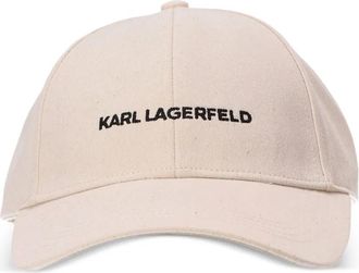 Karl Lagerfeld Cappello da baseball con logo - Toni neutri