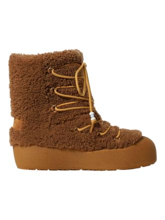 Bally Womens Corviglia Fur Boots In Camel