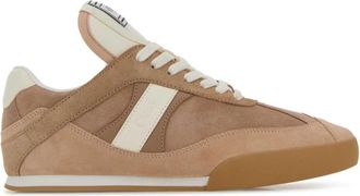Chlo&eacute; Woodrose Pink Suede Sneakers
