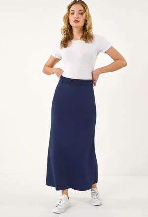 DUSK Knitted Midi Skirt