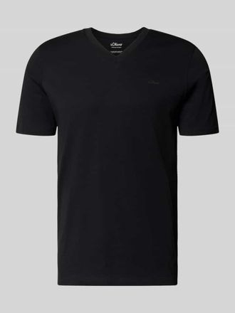 s.Oliver Red Label Regular Fit T-Shirt aus reiner Baumwolle in Black, Gr&ouml;&szlig;e 3XL