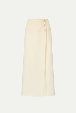 Le Kasha Linen Skirt Clothing