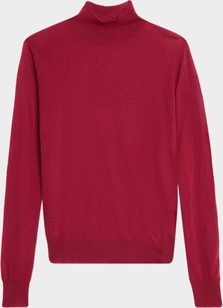 Joseph Mock-Neck Cashmere Sweater