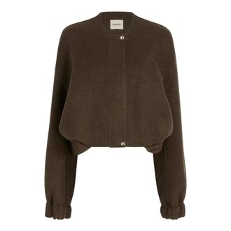 Khaite Chaqueta Bomber de Lana Cordan - Jackets - Mujer - Verde - S