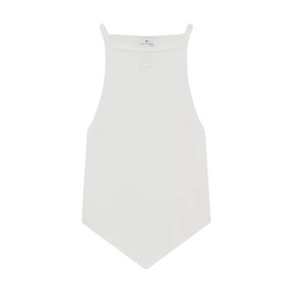 Courrèges Dames, Tops, Wit, Maat: L Viscose