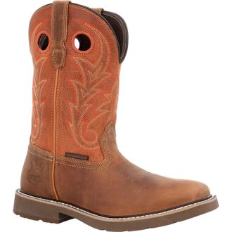 Georgia Georgia Mens Gb00693 Short Boot Core 37 Western In /Rust M