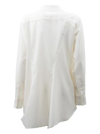sacai Blouse met geplooid vlak - Wit