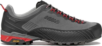 Asolo Mens Eldo Evo LTH GV Approach Shoes Gray 10.5