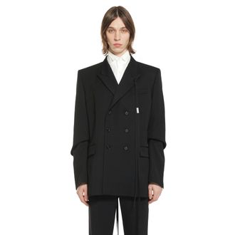 Ann Demeulemeester Waldus Double-Breasted Blazer