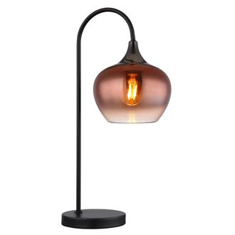 Globo Lighting L&aacute;mpara De Mesa - Maxy - Rojo - Vidrio - L&aacute;mpara De
