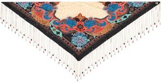 Etro Printed And Embroidered Bandana