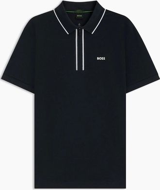 HUGO BOSS Mens Hbg Philix Quick Drying Polo Shirt - Navy - Size: 40