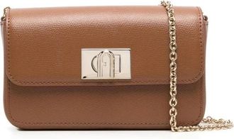Furla 1927 Mini Crossbody - Dames - Schoudertassen - Bruin - ONE Size - Leer - Tassen