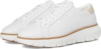 Cole Haan Zerogrand Rexanna Lace-to-toe Sneakers Womens Shoes White/Light Sesame/White Wp : 10.5 B - Medium, Synthetic