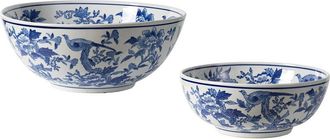A&B Home Set Of 2 Decorative Ceramic Bowls