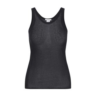 Christophe Lemaire Sleeveless Tops, female, Black, Size: M Seamless Tank Top