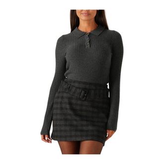 Aaiko Tops, Dames, Grijs, L, Wol, Dames Truien vesten Flores Wo 310