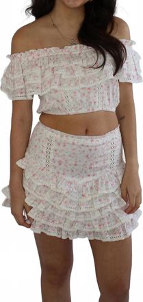 Amy Jane London Gaia Off-The-Shoulder Top In Cream
