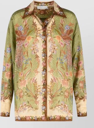 Zimmermann silk floral-print shirt