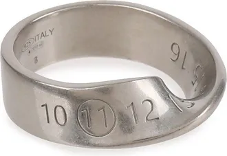 Maison Margiela Twist Number Ring Silver