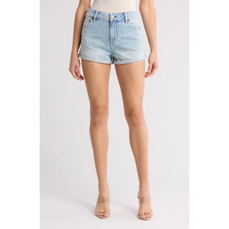 Alice & Olivia Maggie Mr Vintage Cuffed Shorts in Rockstar Blue at Nordstrom Rack, Size 25
